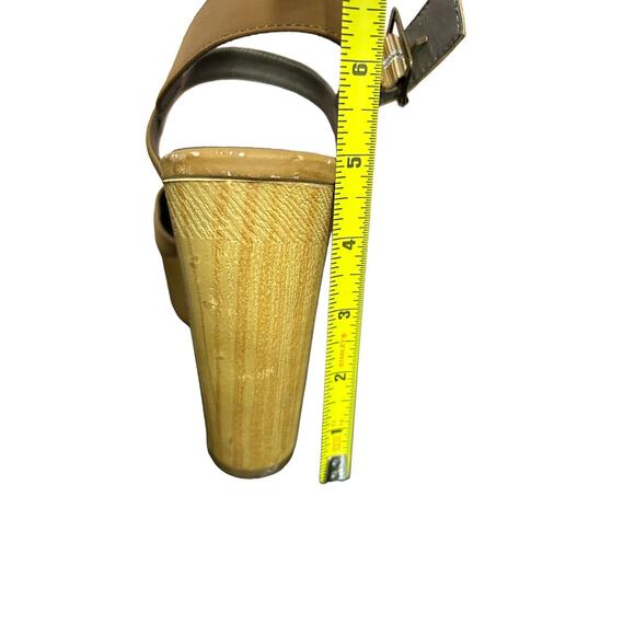 Michael Antonio Women’s Size 8.5 shoes 5 inch Heels Beige / Brown - Picture 7 of 8